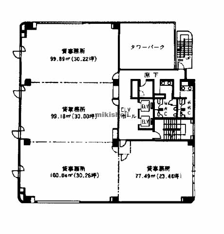 カネヨビル 平面1