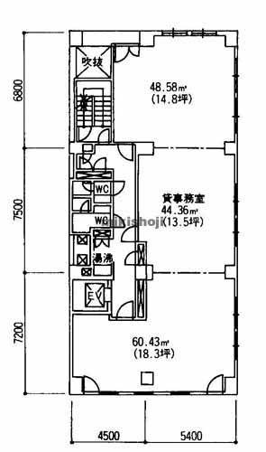 オフィス・オオモリ 平面1