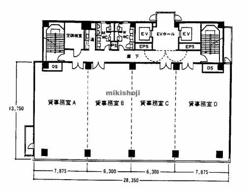 名古屋若宮ビル 平面1