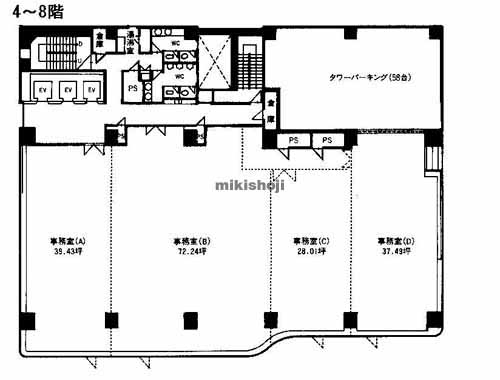 キリックスビル 平面1