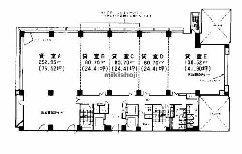 いちご名古屋錦シティビル(旧:名古屋錦シティビル) 平面1