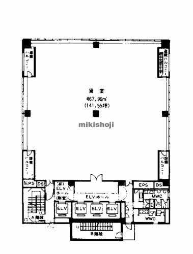 坂種栄ビル 平面1