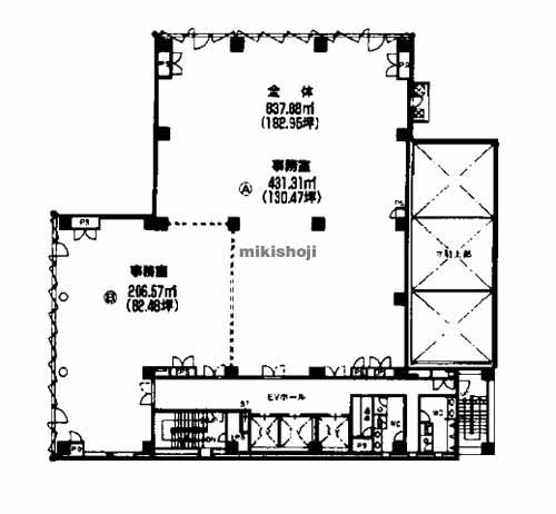 錦ＳＩＳビル 平面1