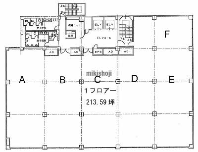 中産連ビル新館 平面1
