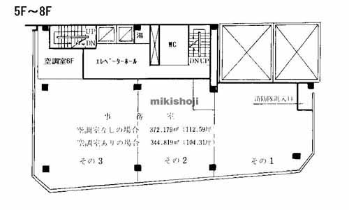 リアライズ今池駅前ビル(旧:ＧＳ今池ビル) 平面1