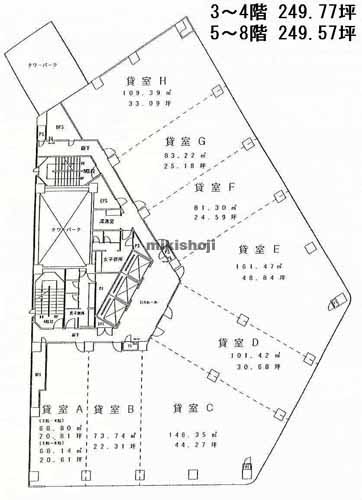 大曽根フロントビル 平面1