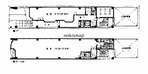 ＣＳＣ　ＨＩＳＡＹＡ　ＢＬＤ． 平面1