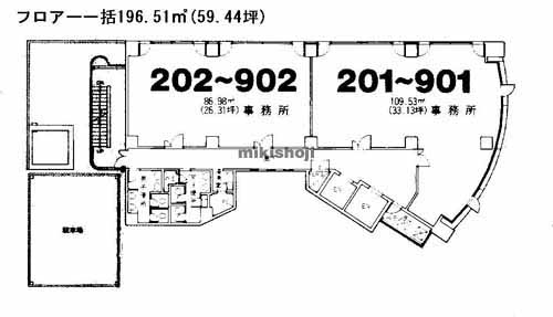 名駅ＴＫビル 平面1