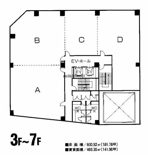 ナカノビル 平面1