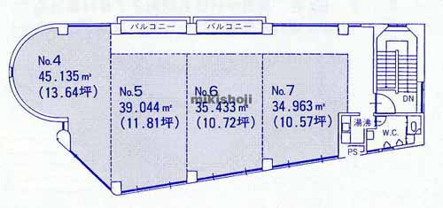鈴鹿冨田ビル 平面1