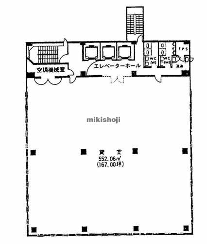 朝日生命静岡ビル 平面1