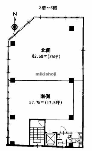 マルジュウビル 平面1