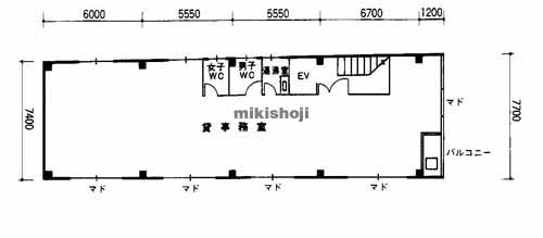 モリシマビル 平面1