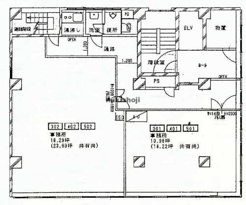 大昌ビル 平面1