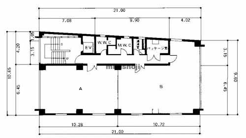 たから神宮ビル 平面1