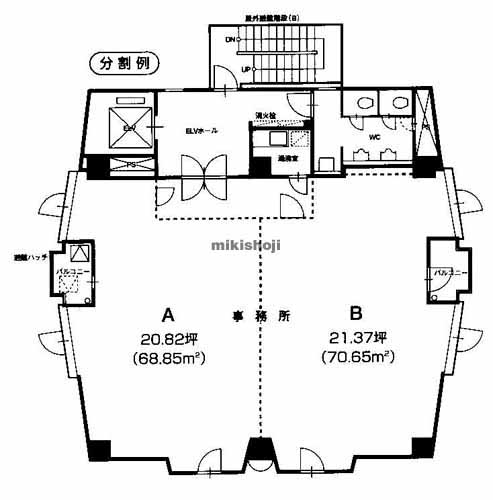 ホワイトハウスビル 平面1