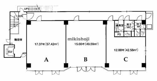 高帆ビル 平面1