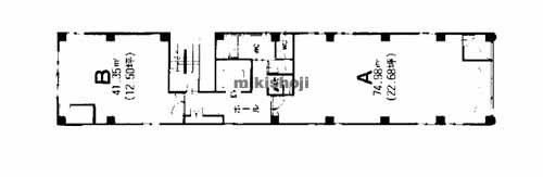 セントラル錦ビル（旧：夢現錦ビル） 平面1