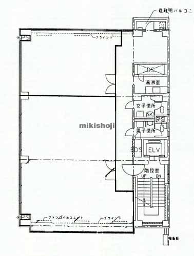 啓徳名古屋南ビル 平面1
