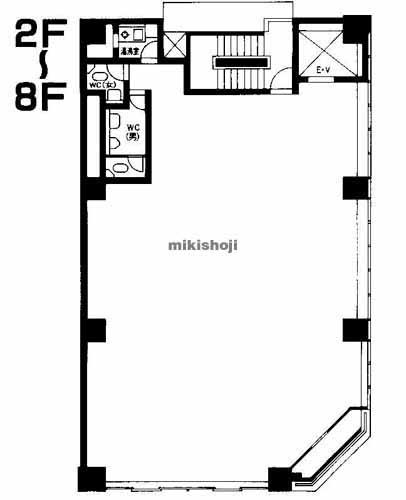 Ｌ　ｂｕｉｌｄｉｎｇ　Ｄａｉｋａｎｃｈｏ 平面1