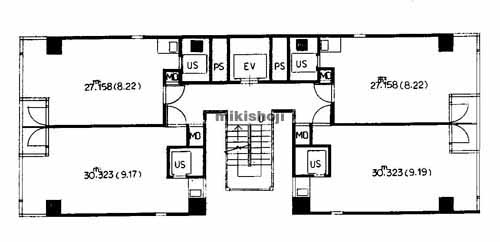 ＭＩＷＡ第一ビル 平面1
