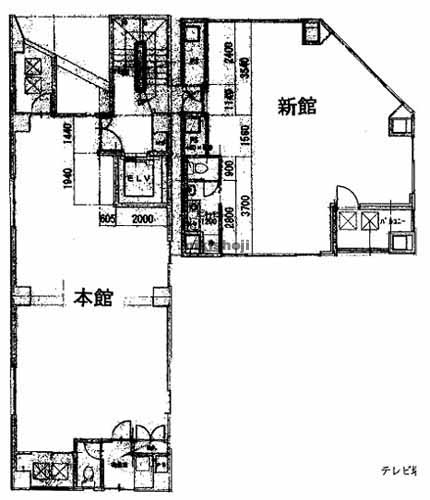 秀光堂ビル本館・新館 平面1