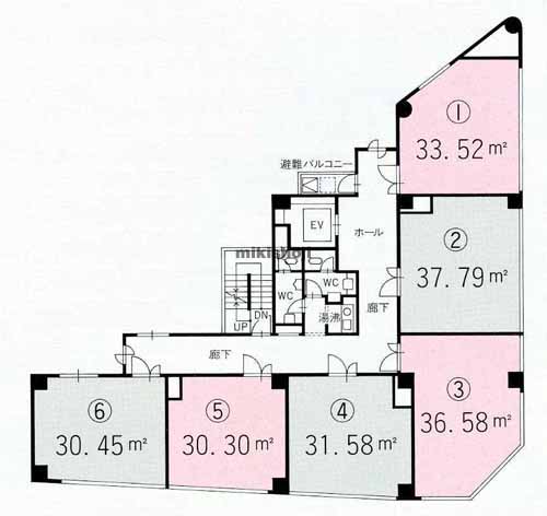 黒川ビル 平面1