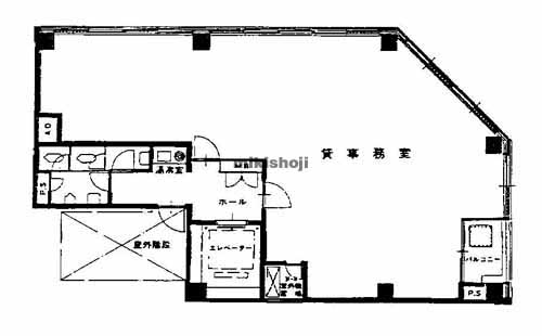 金山ブリッジビル 平面1