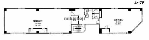 ＩＳＨ丸の内ビル 平面1