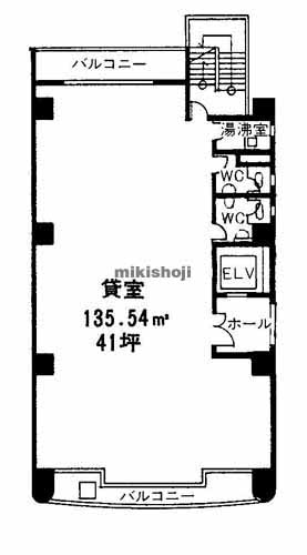 矢場町パークビル 平面1