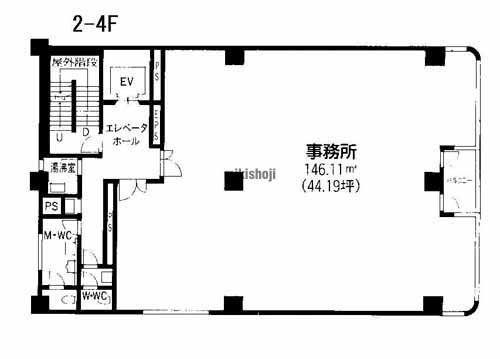 中埜金山ビル 平面1