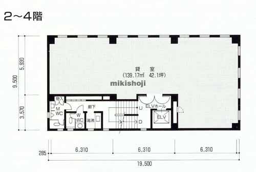 エコールプラザ名駅 平面1