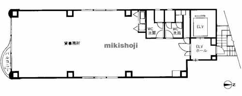 Ｇ１ビル池下オフィス 平面1