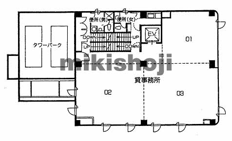大同生命岡崎ビル 平面1