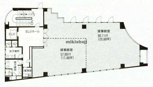 ハートヒルズ刈谷ビル 平面1