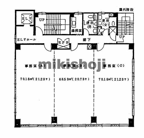 三重ビル 平面1