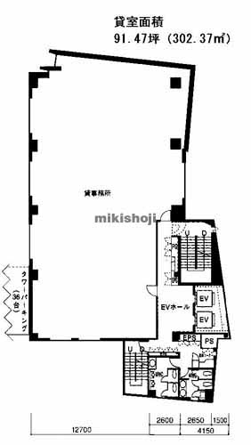 名駅ＤＨビル 平面1