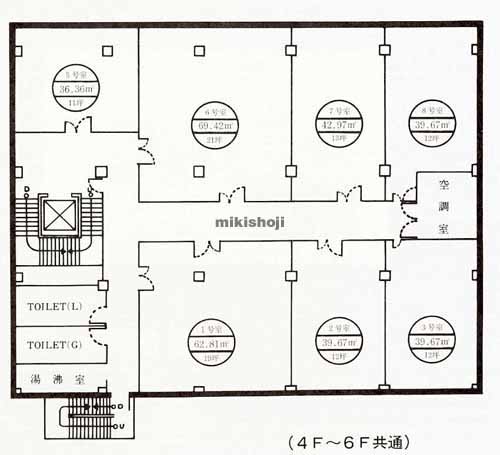 ミシマスルガビル 平面1