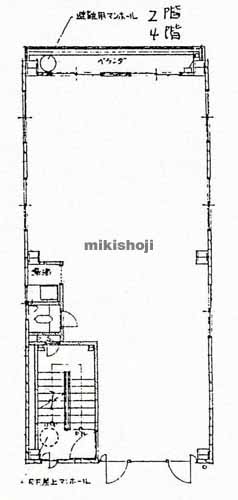 第２カネジュービル 平面1