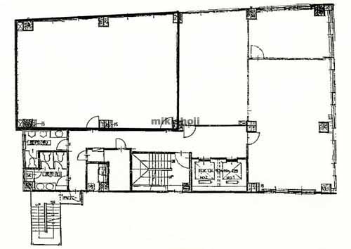 加藤憲ビル(旧:ｼﾞﾌﾞﾗﾙﾀ生命名古屋上前津ﾋﾞﾙ) 平面1