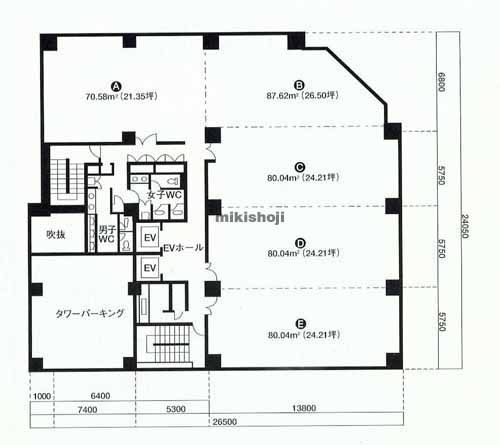 元城町共同ビル 平面1