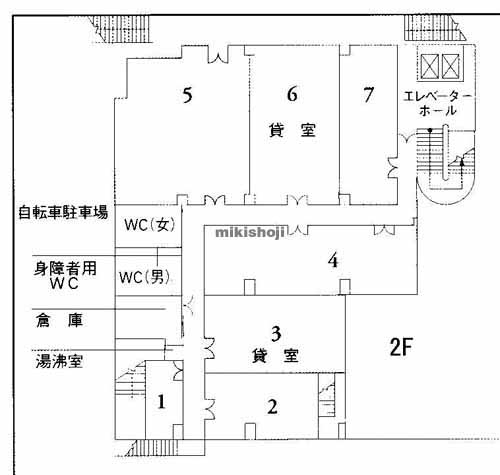 上社ターミナルビル 平面1