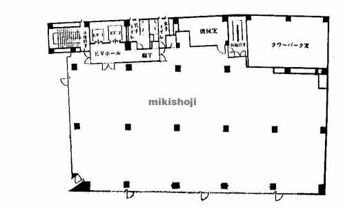 名鉄協商コンピュータビル 平面1