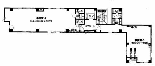 ie桜通伏見ビルディング 平面1