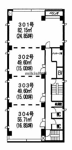 野畑証券第二ビル 平面1