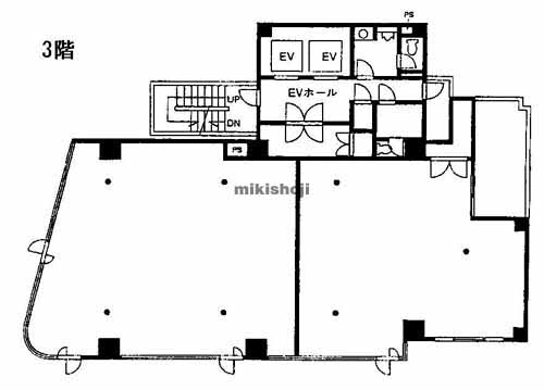 ハクビ池下ビル 平面1