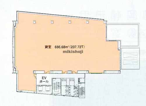 伊伝静岡駅南ビル 平面1