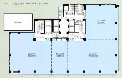 アーバンネット伏見ビル 平面1