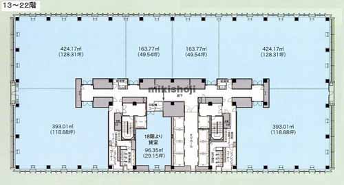 アーバンネット名古屋ビル 平面1