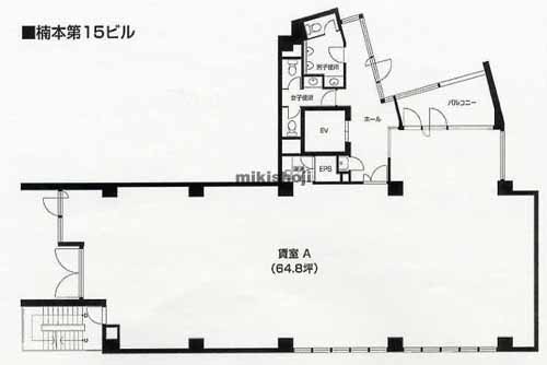 楠本第１５ビル 平面1